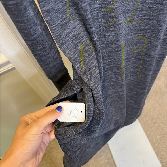 Athleta power down sweatshirt dress long sleeeve tunic dress hooded - Picture 10 of 10